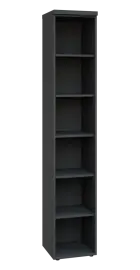 SIN 6 - 4N kancelářská skříň, nika, 2170x400x400, antracit